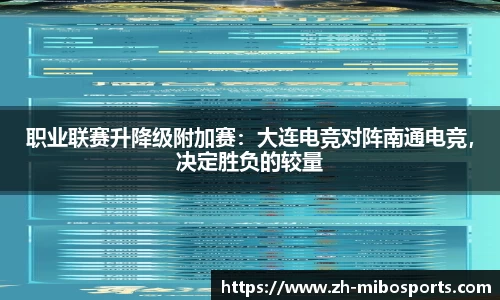 职业联赛升降级附加赛：大连电竞对阵南通电竞，决定胜负的较量